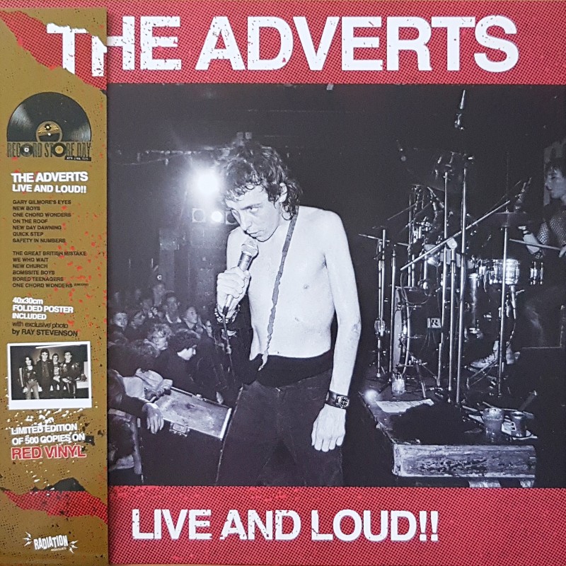 The Adverts - Live and loud!! LP The Adverts - Live and loud!! LP