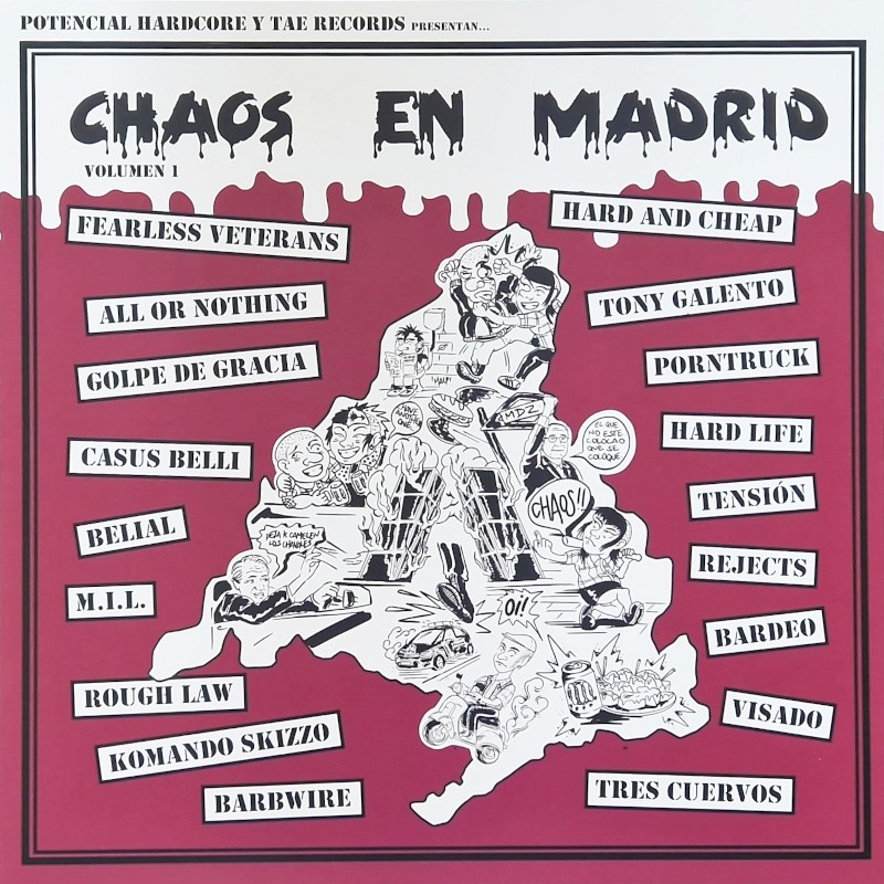 V/A - Chaos en Madrid LP V/A - Chaos en Madrid LP